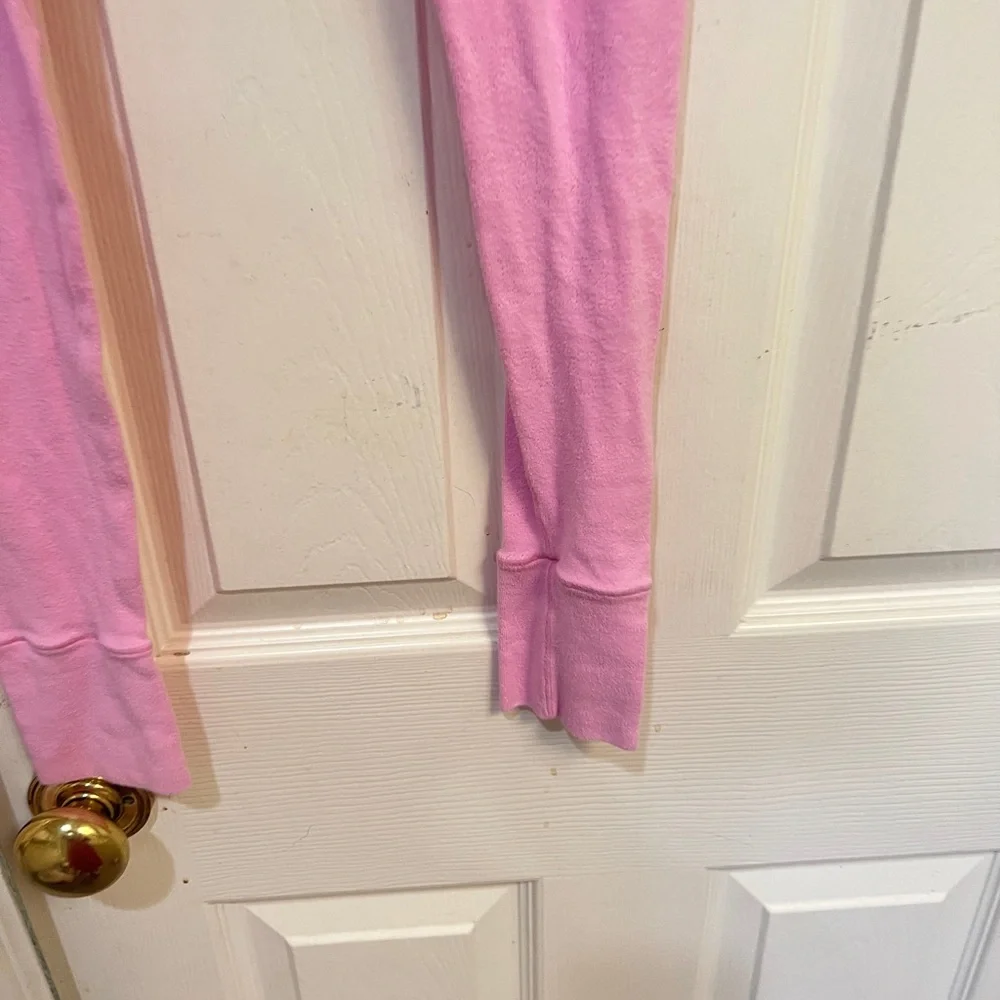 SKIMS Pink Cozy Pajama Set Intimates Sleepwear - Two Piece Set -‎ small Kim K - Picture 5 of 11